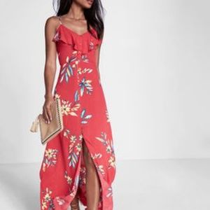 Express floral maxi dress xs NWOT